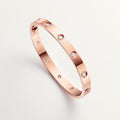 [Camiery] CT LOVE BRACELET 6.1MM 10DIAMOND ROSE GOLD
