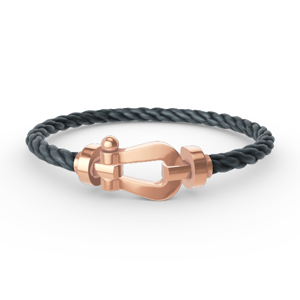 [CLOVER JEWELRY]FORCE LARGE HORSESHOE NO DIAMOND BRACELET ROSE GOLD