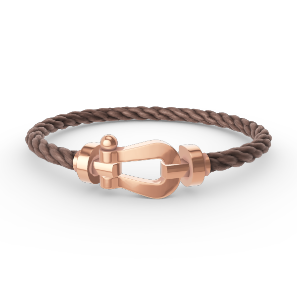[CLOVER JEWELRY]FORCE LARGE HORSESHOE NO DIAMOND BRACELET ROSE GOLD