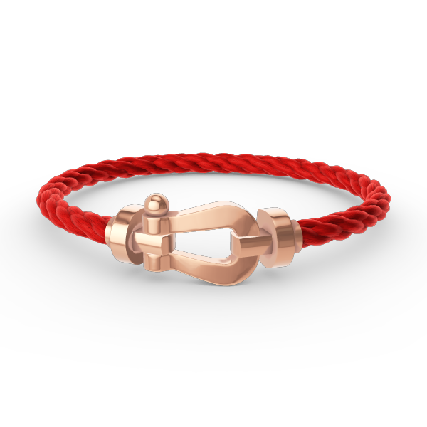 [CLOVER JEWELRY]FORCE LARGE HORSESHOE NO DIAMOND BRACELET ROSE GOLD
