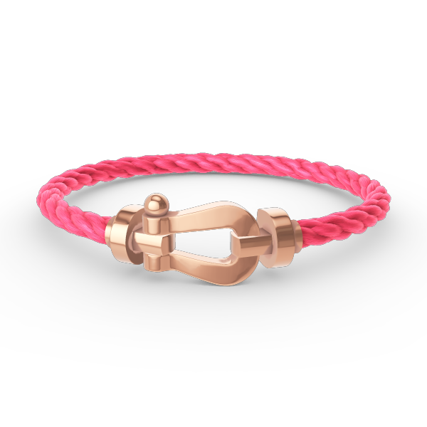[CLOVER JEWELRY]FORCE LARGE HORSESHOE NO DIAMOND BRACELET ROSE GOLD