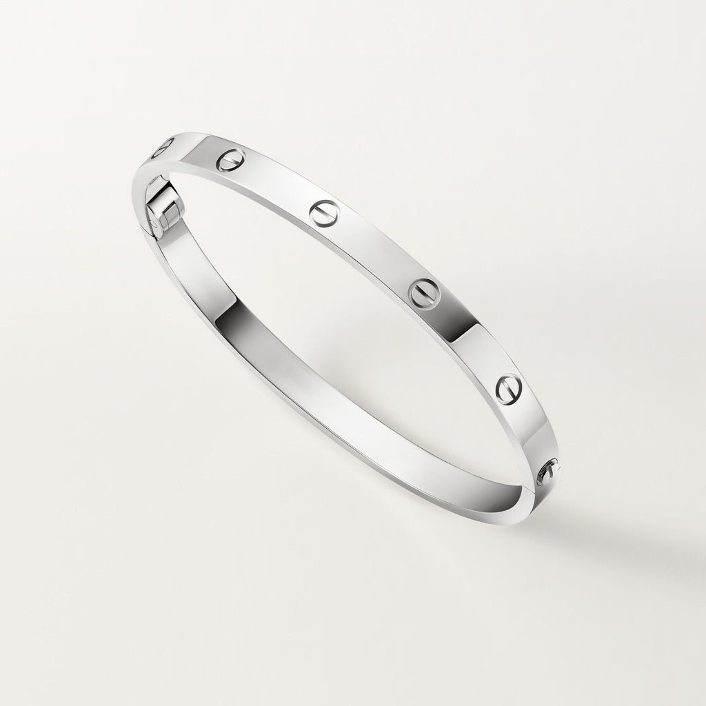 [Camiery]  CT LOVE BRACELET 4.8MM WHITE GOLD