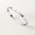 [Camiery]  CT LOVE BRACELET 4.8MM WHITE GOLD