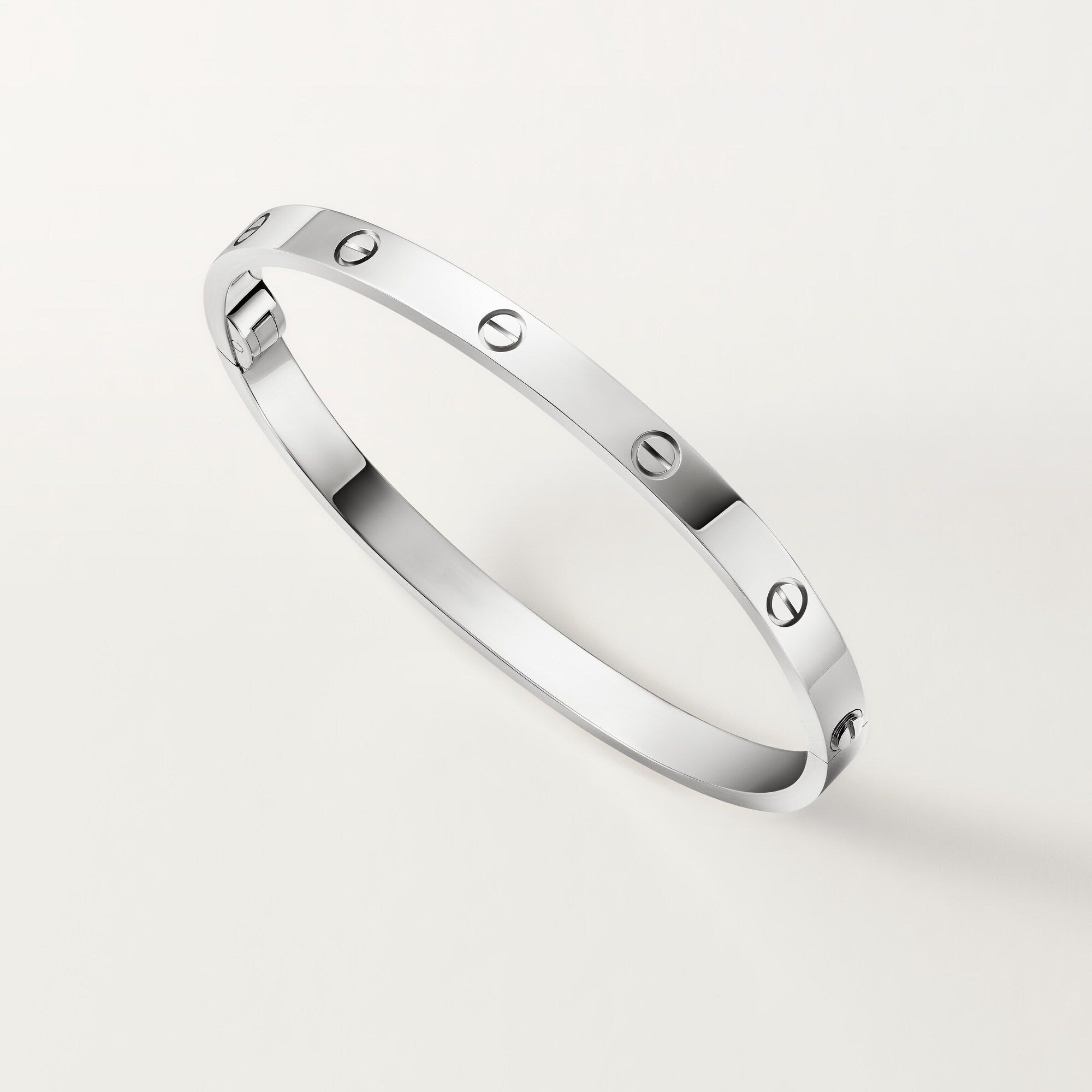 [Camiery]  CT LOVE BRACELET 4.8MM WHITE GOLD