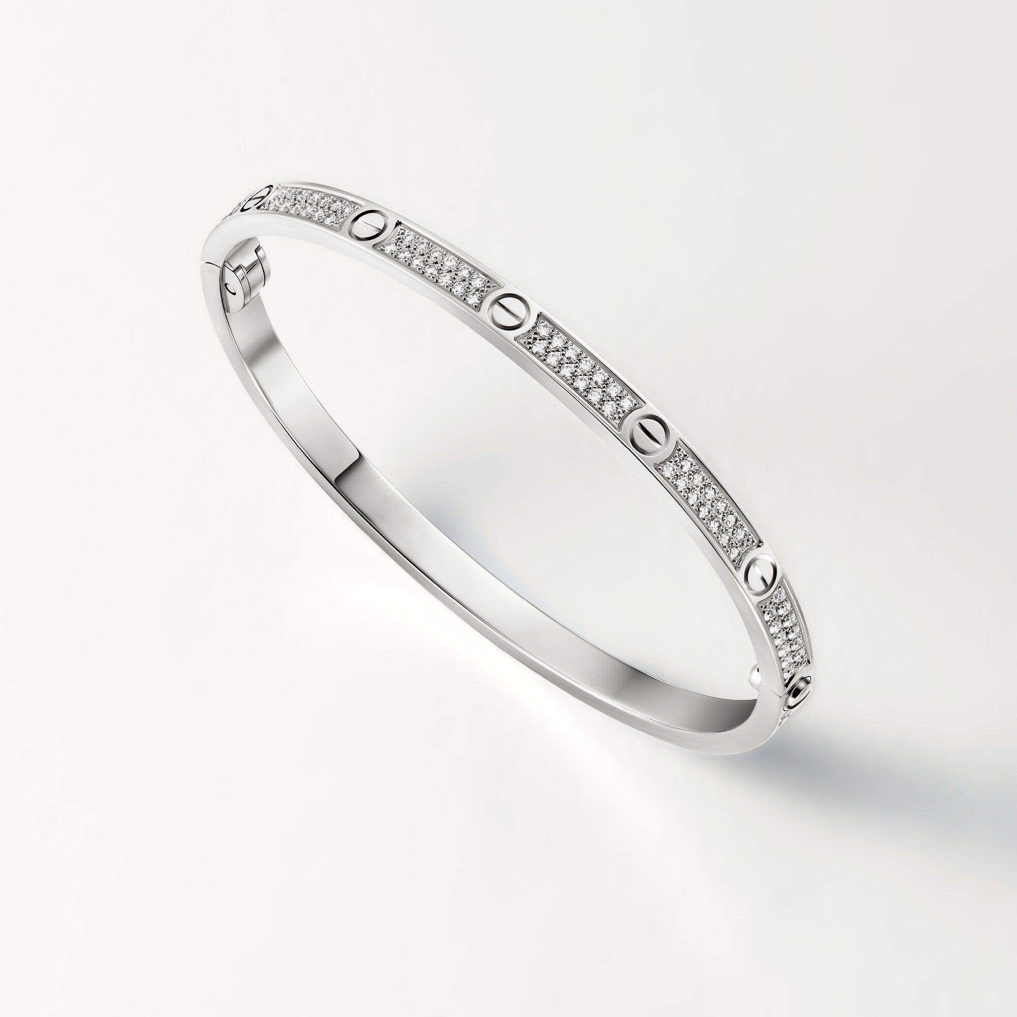 [Camiery] CT LOVE BRACELET 3.6MM FULL DIAMOND WHITE GOLD