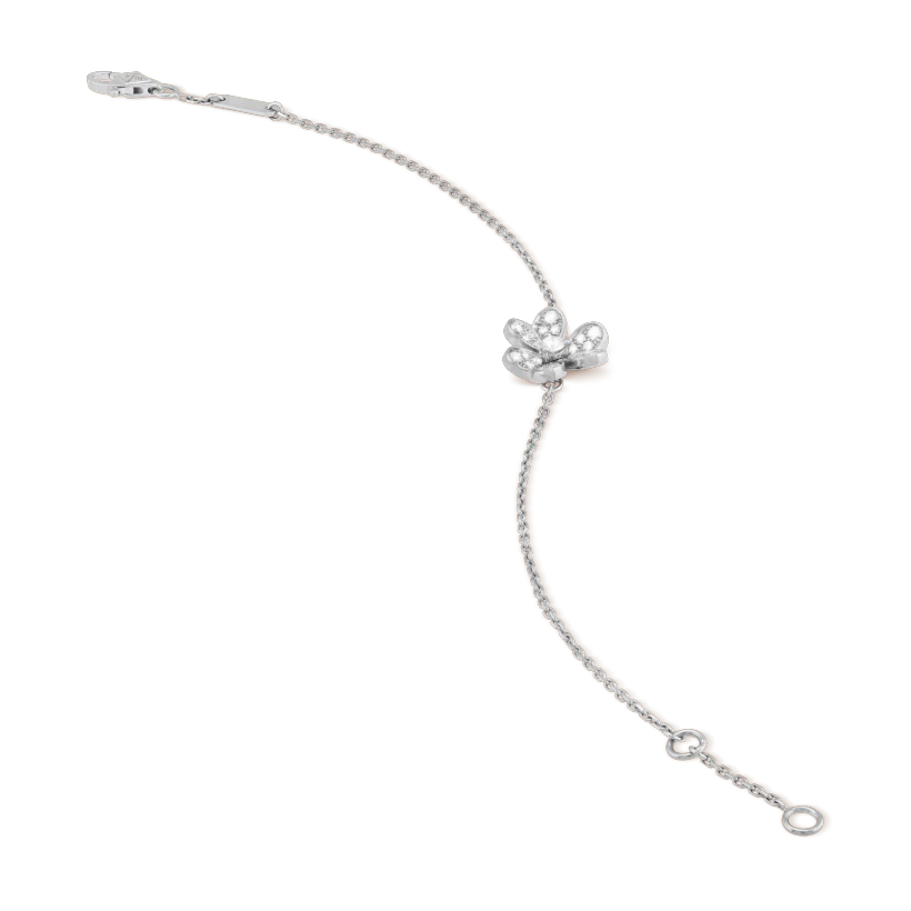 [Camiery]FRIVOLE SILVER FLOWER DIAMOND BRACELET