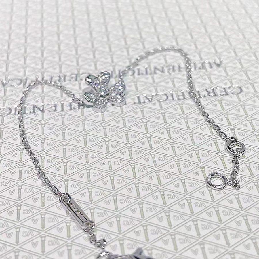 [Camiery]FRIVOLE SILVER FLOWER DIAMOND BRACELET