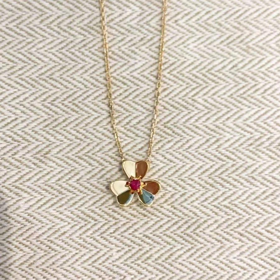 [Camiery]FRIVOLE GOLD FLOWER NECKLACE