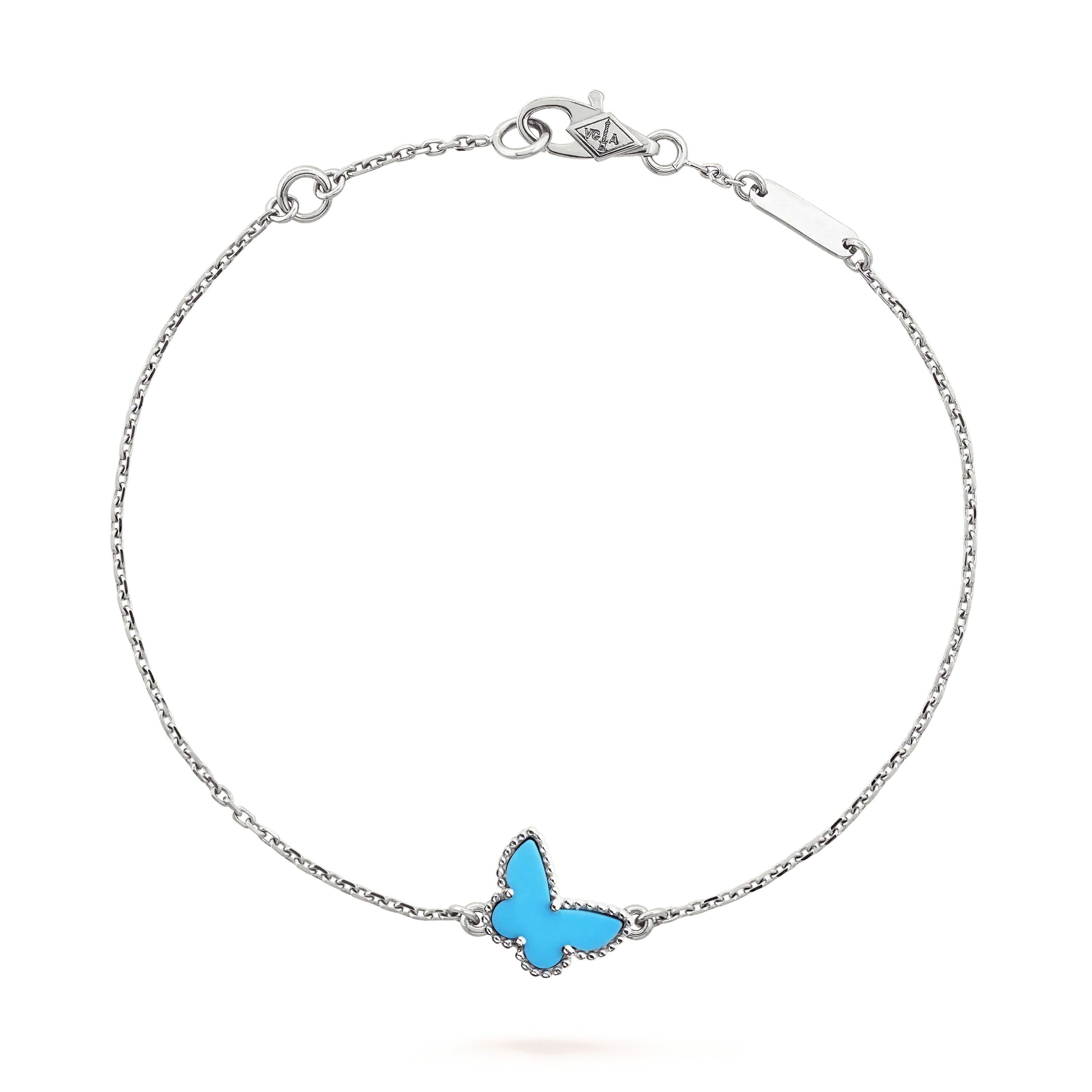 [Camiery]BUTTERFLY TURQUOISE BUTTERFLY BRACELET SILVER