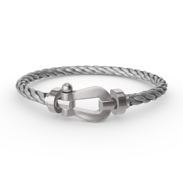 [CLOVER JEWELRY]FORCE LARGE HORSESHOE NO DIAMOND BRACELET SILVER