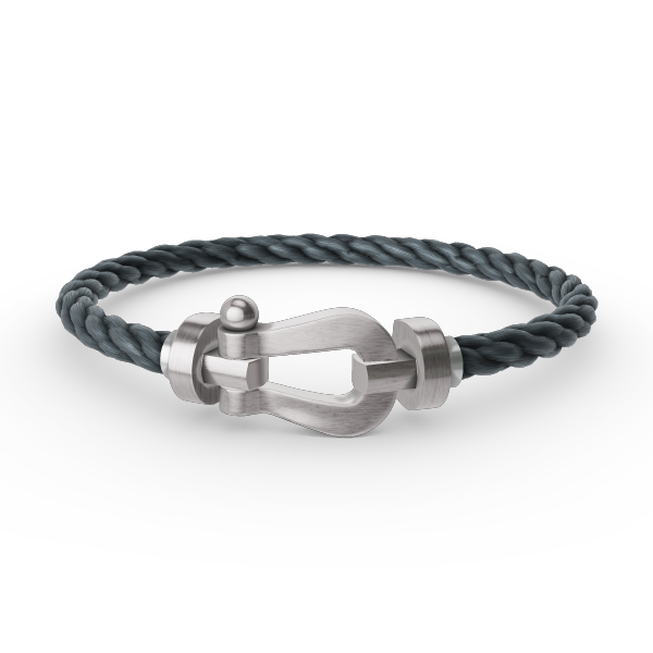 [CLOVER JEWELRY]FORCE LARGE HORSESHOE NO DIAMOND BRACELET SILVER